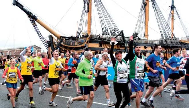 The work Shop take part in the Great South Run